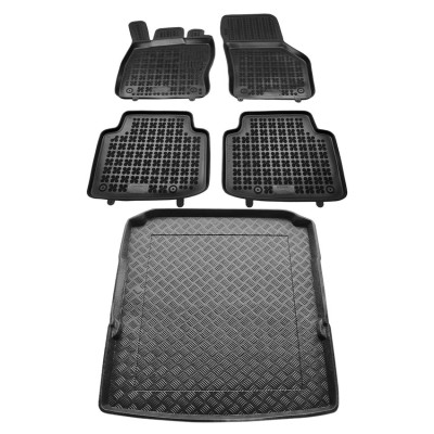 Πατάκια δαπέδου με πορτ μπαγκάζ σετ για Skoda Superb III STW (bottom) 4τμχ