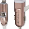 Φορτιστής Αυτοκινήτου 4smarts  με Υποδοχές Micro-USB και Lightning